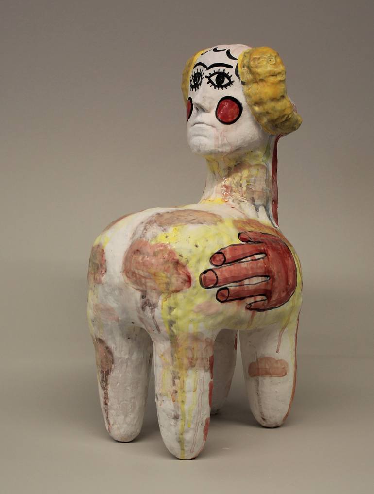 Original Folk Pop Culture/Celebrity Sculpture by Yelena Petroukhina