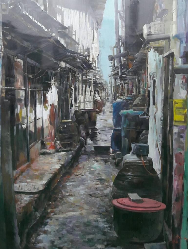 street Painting by O Ju Park | Saatchi Art