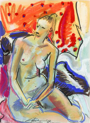 Original Figurative Nude Paintings by Richard Cutler
