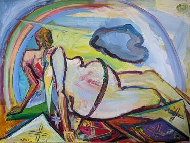 Original Fine Art Nude Paintings by Richard Cutler