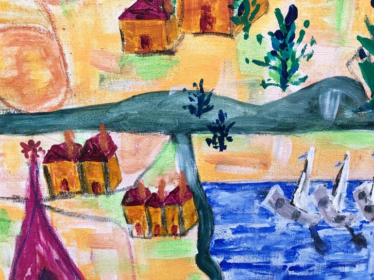 Original Contemporary Abstract Painting by Margot Orologopoulou