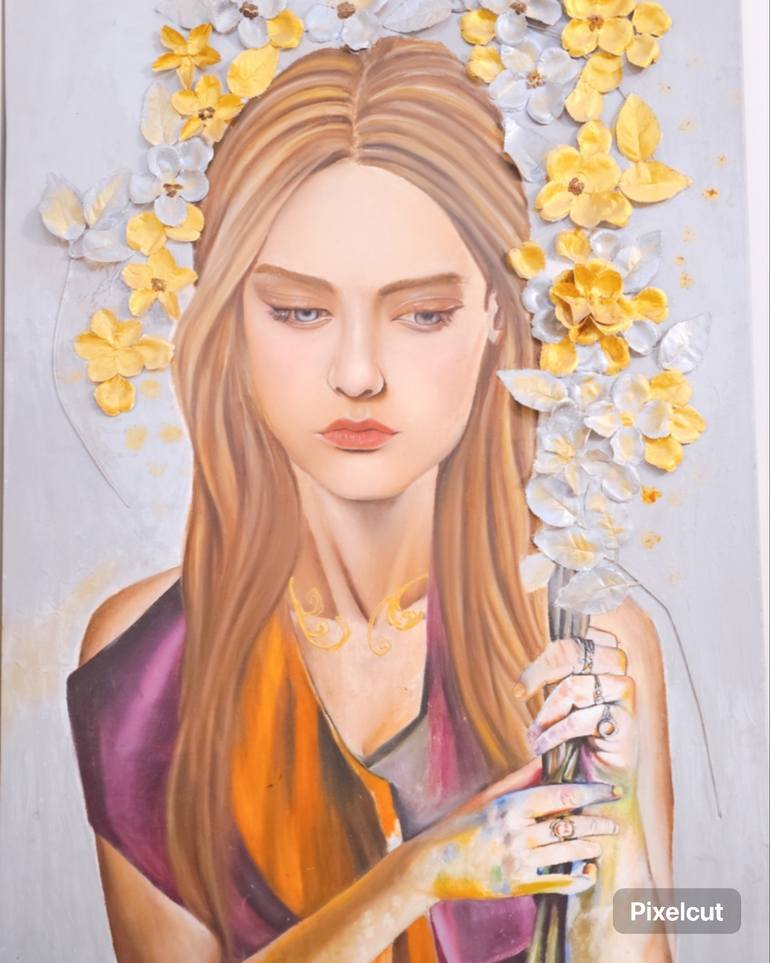 Original Modernism People Painting by Amera Hesham