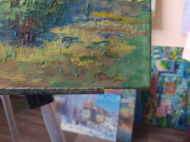 Original Impressionism Landscape Painting by Dmytro Skrypnyk