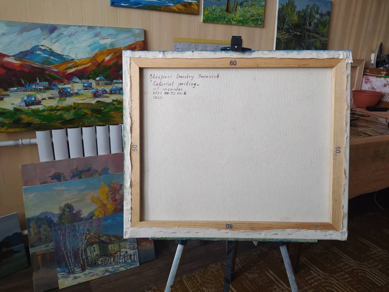 Original Impressionism Landscape Painting by Dmytro Skrypnyk