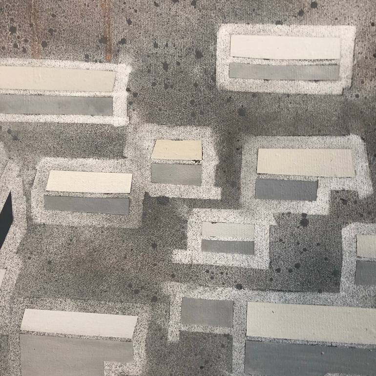 Original Abstract Architecture Painting by Alex Colard