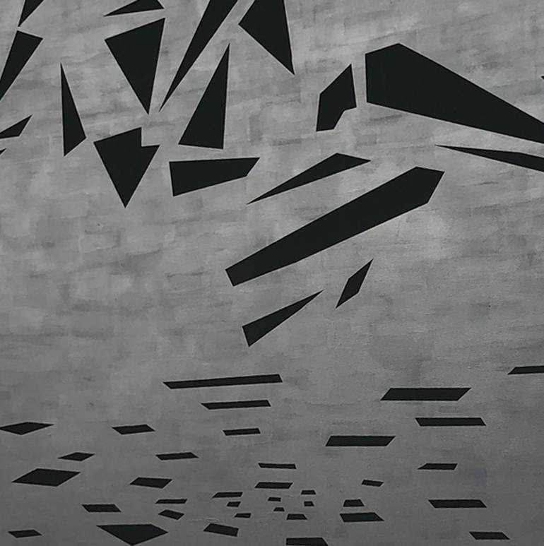 Original Abstract Architecture Painting by Alex Colard