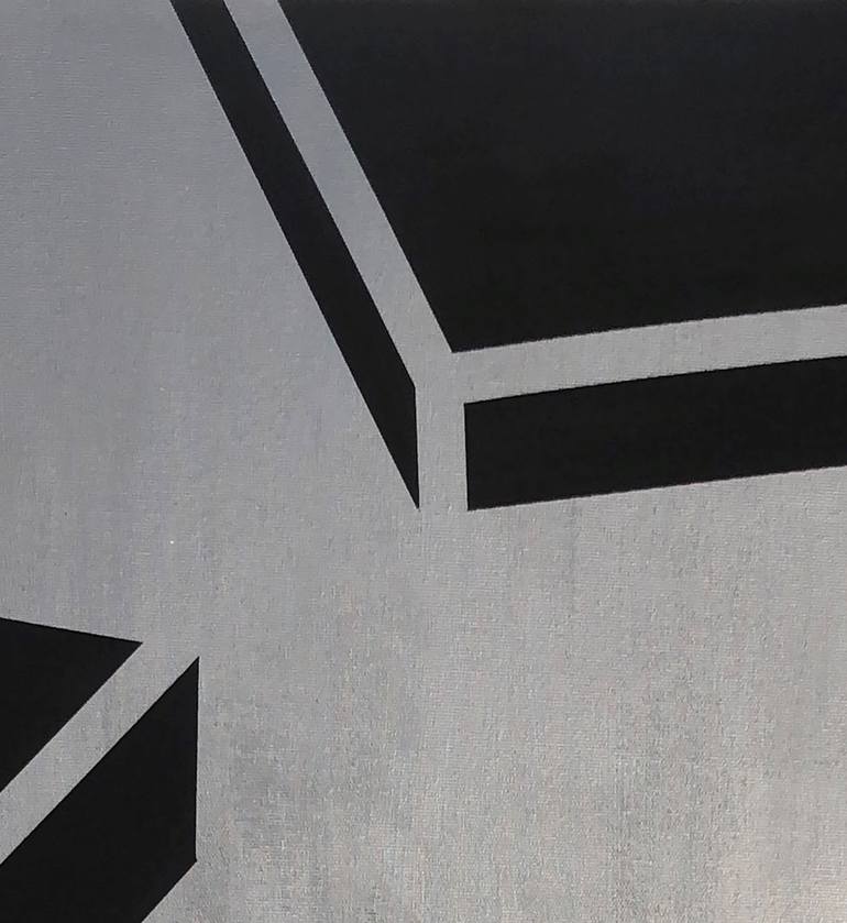 Original Abstract Architecture Painting by Alex Colard