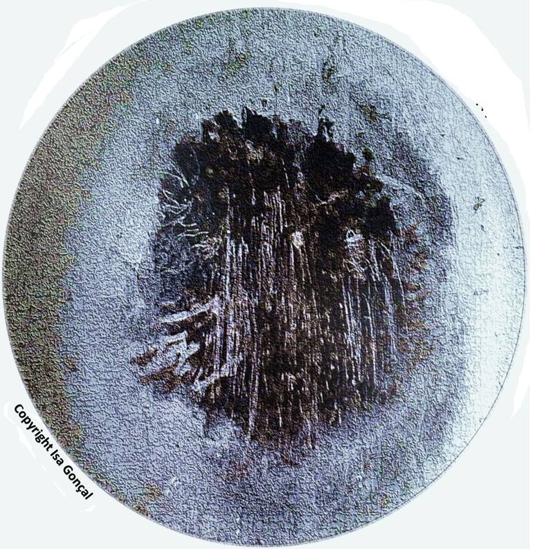 Original Illustration Abstract Mixed Media by Isa Gonçal