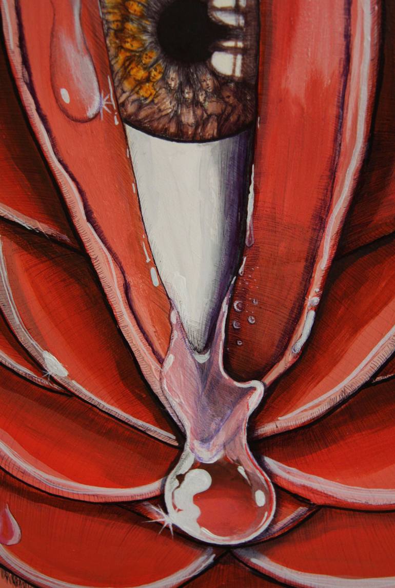 Original Abstract Fantasy Painting by Enigma Art