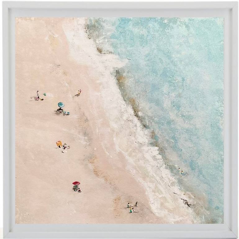 Original Figurative Beach Painting by Claudio Missagia