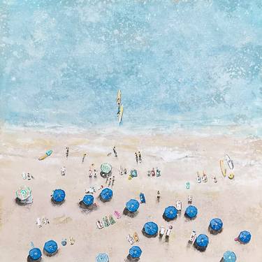 Saatchi Art Artist Claudio Missagia; Paintings, “Waikiki Beach” #art