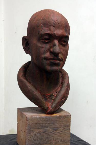 Original Figurative People Sculpture by Anna Startseva