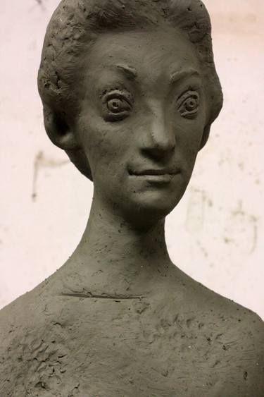 Original Figurative People Sculpture by Anna Startseva