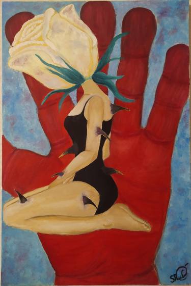 Print of Abstract Expressionism Women Paintings by Sevda Sariyeva