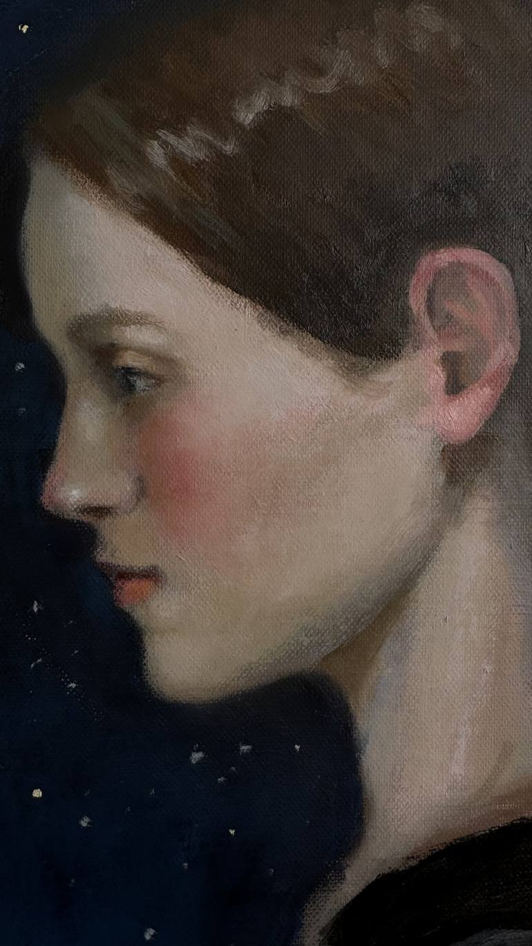 Original Portraiture Women Painting by Alina Sharovskaya Konstantinova