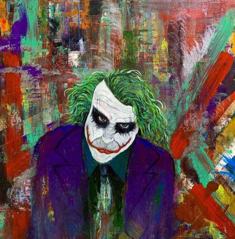 Why So Serious Painting by Tony Grima | Saatchi Art