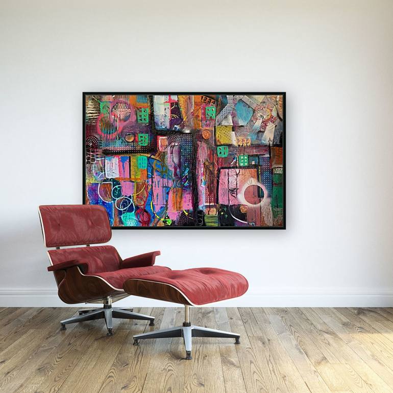 Original Abstract Expressionism Abstract Painting by Tony Grima