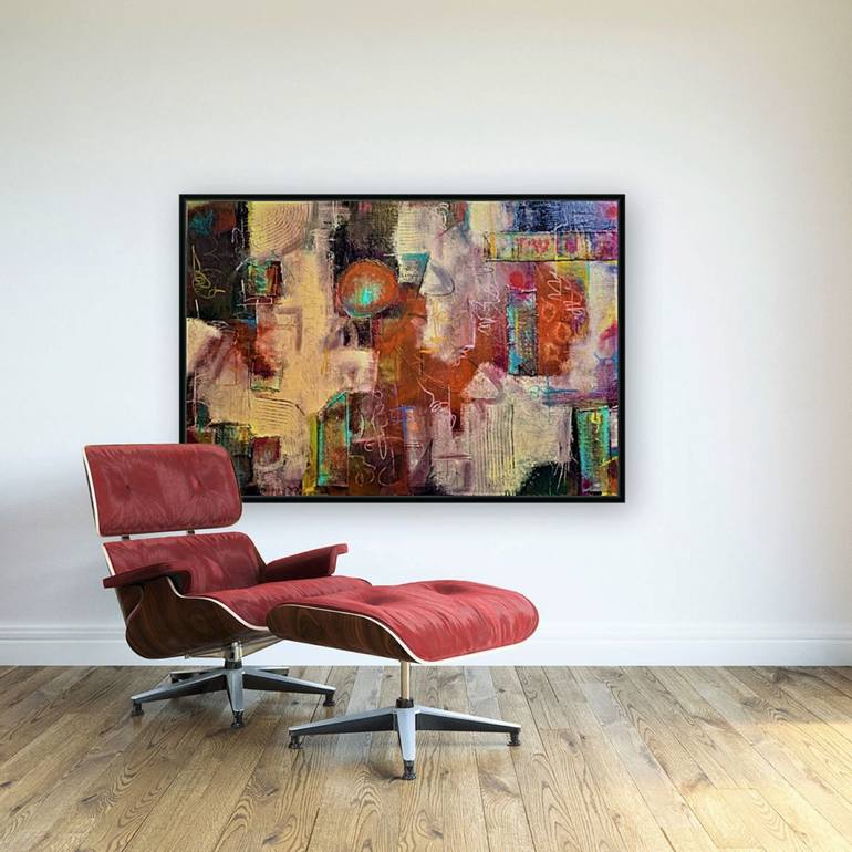 Original Abstract Painting by Tony Grima