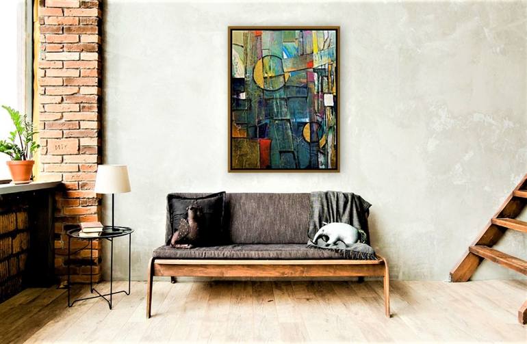 Original Abstract Expressionism Abstract Painting by Tony Grima