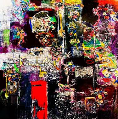 Original Abstract Expressionism Abstract Paintings by Tony Grima