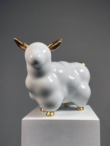 Original Art Deco Animal Sculpture by young-chul park