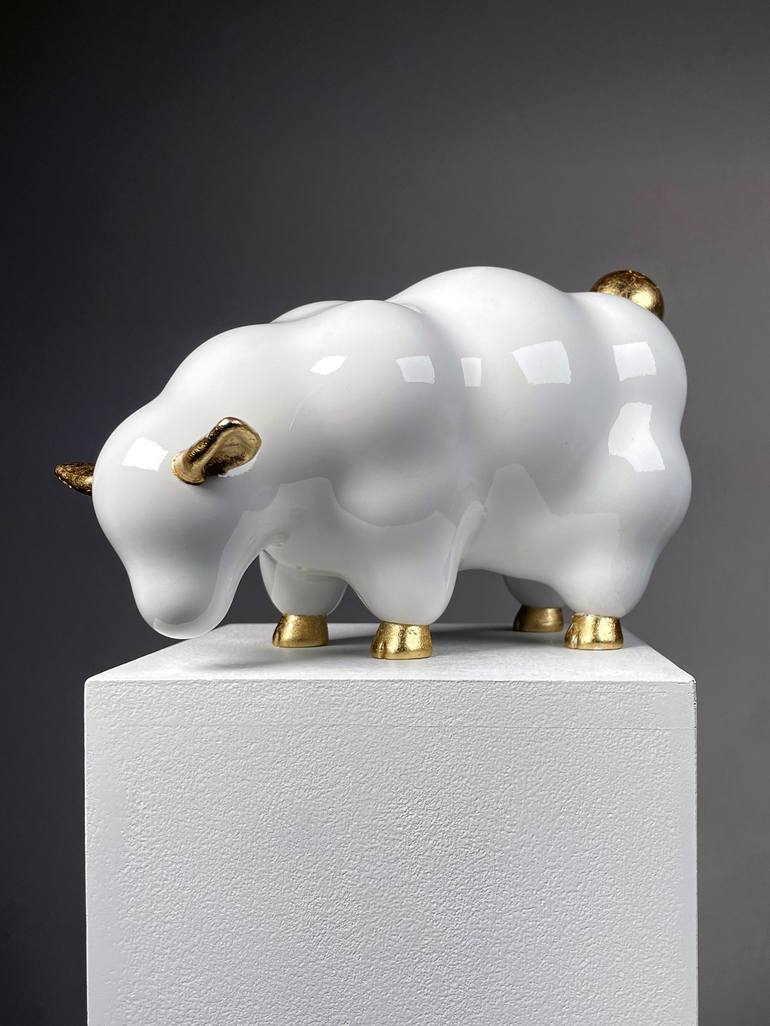 Original Art Deco Animal Sculpture by young-chul park