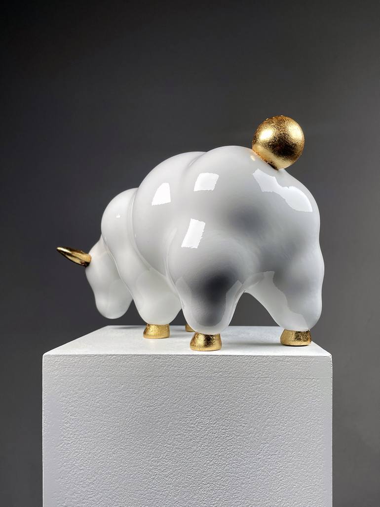 Original Art Deco Animal Sculpture by young-chul park