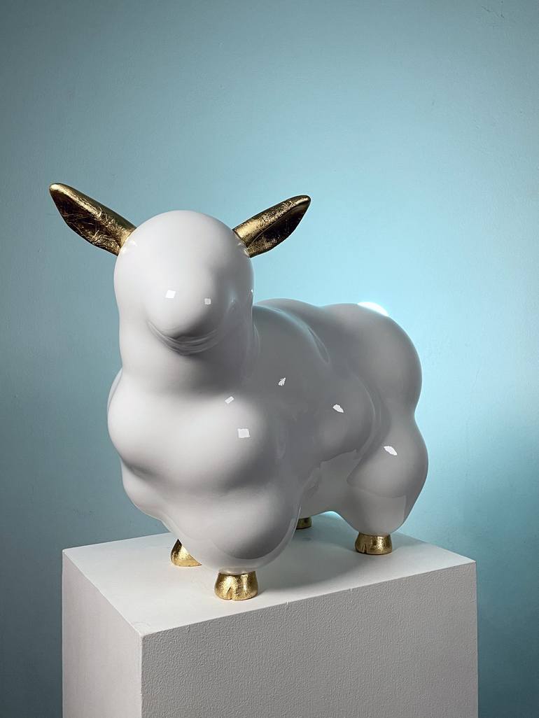 Original Art Deco Animal Sculpture by young-chul park