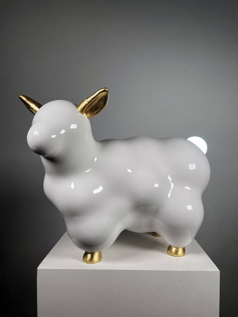 Original Art Deco Animal Sculpture by young-chul park