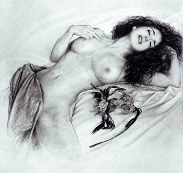 Original Realism Nude Drawings by Walter Girotto