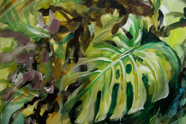 Original Abstract Expressionism Botanic Painting by Tetiana Masliuk