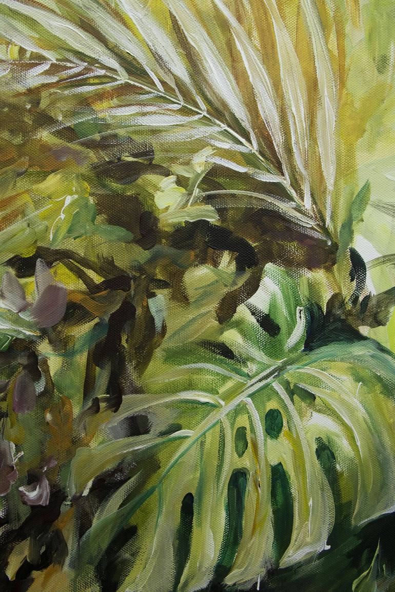 Original Abstract Expressionism Botanic Painting by Tetiana Masliuk