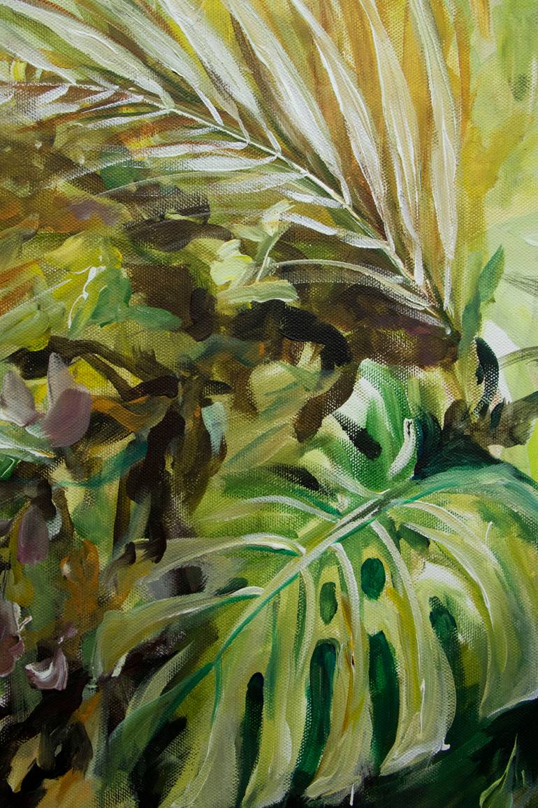 Original Abstract Expressionism Botanic Painting by Tetiana Masliuk