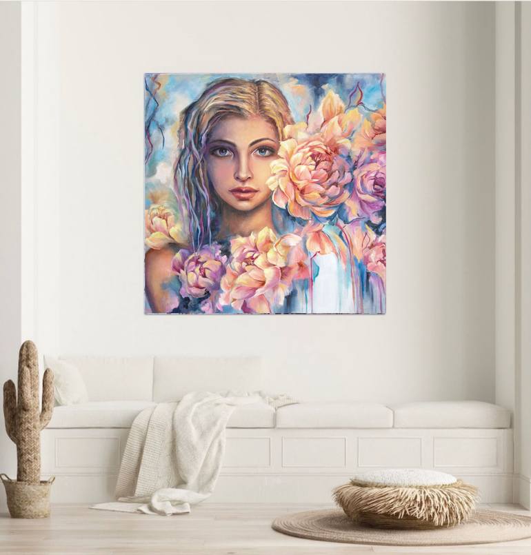 Original Art Deco Women Painting by Tetiana Masliuk