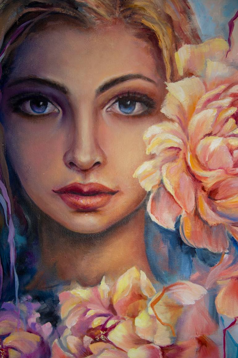 Original Art Deco Women Painting by Tetiana Masliuk