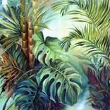 Tropical leaves and herbs by Tetiana Masliuk