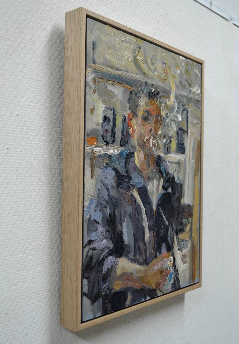 Original Expressionism Portrait Painting by Riccardo Angelo