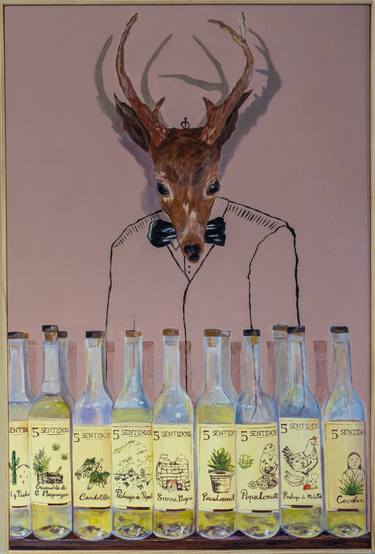 Original Figurative Food & Drink Paintings by Elisa Reutinger