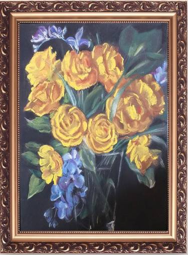 "Still life with yellow roses" thumb
