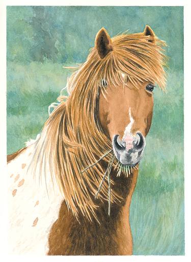 Print of Horse Paintings by M Scott Oatman