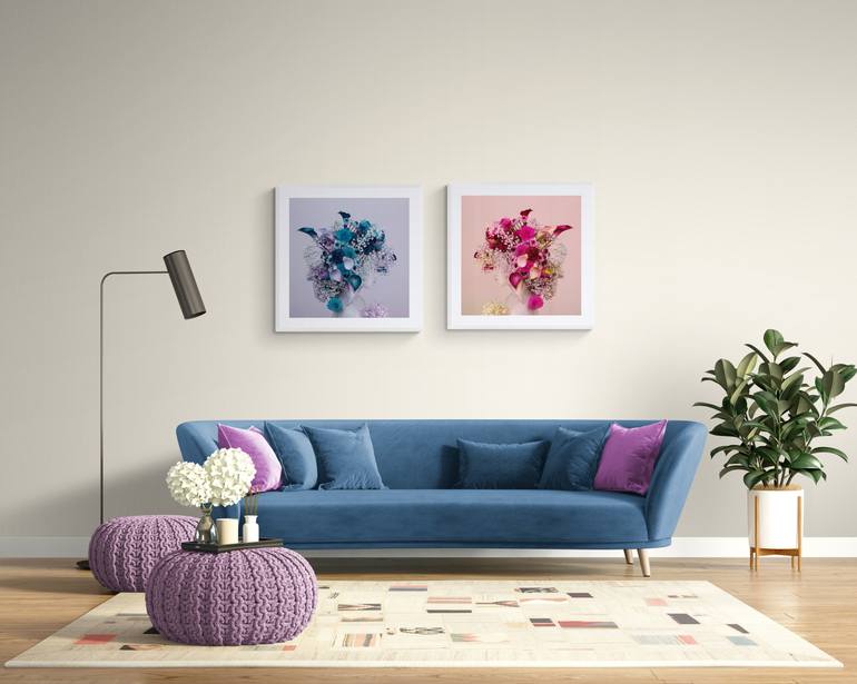 Original Expressionism Floral Photography by Ziesook You