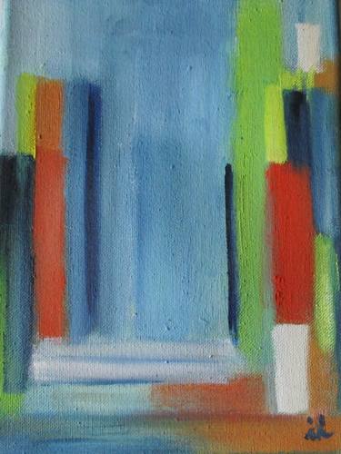 Original Expressionism Architecture Paintings by Ingrid Knaus