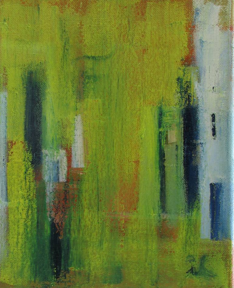 Original Expressionism Architecture Painting by Ingrid Knaus