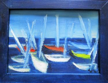 Boats in a harbour thumb