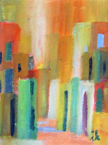 Original Contemporary Architecture Paintings by Ingrid Knaus