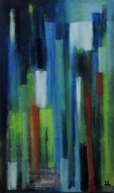 Original Abstract Expressionism Architecture Paintings by Ingrid Knaus