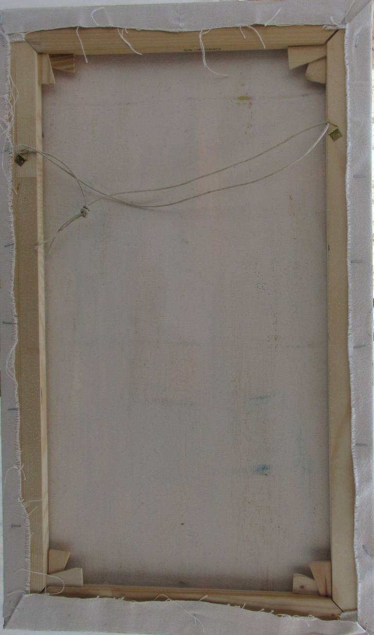 Original Abstract Expressionism Architecture Painting by Ingrid Knaus