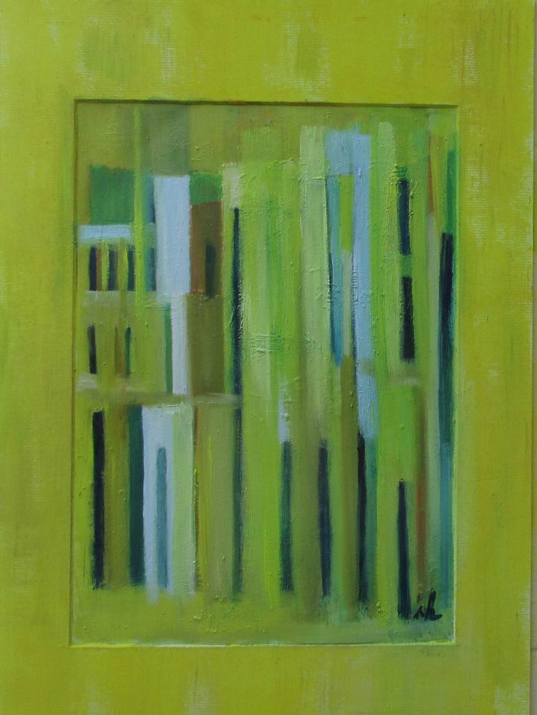 Original Contemporary Architecture Painting by Ingrid Knaus