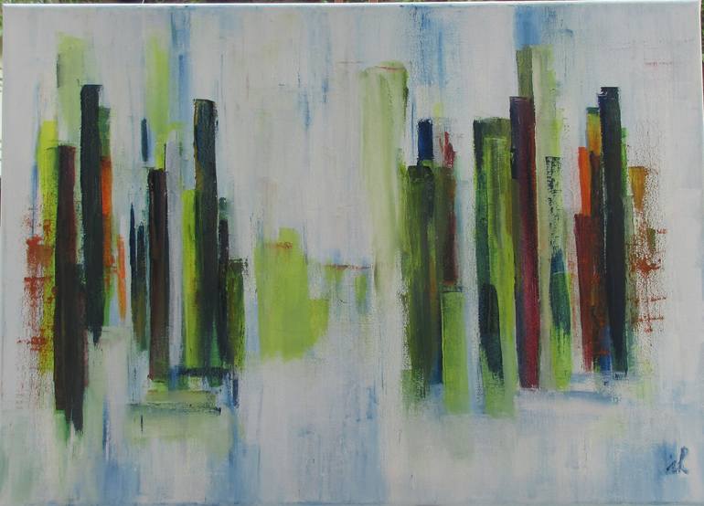 Original Abstract Painting by Ingrid Knaus