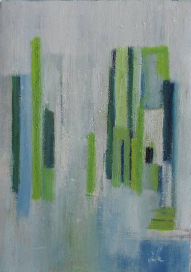 Original Abstract Expressionism Architecture Paintings by Ingrid Knaus